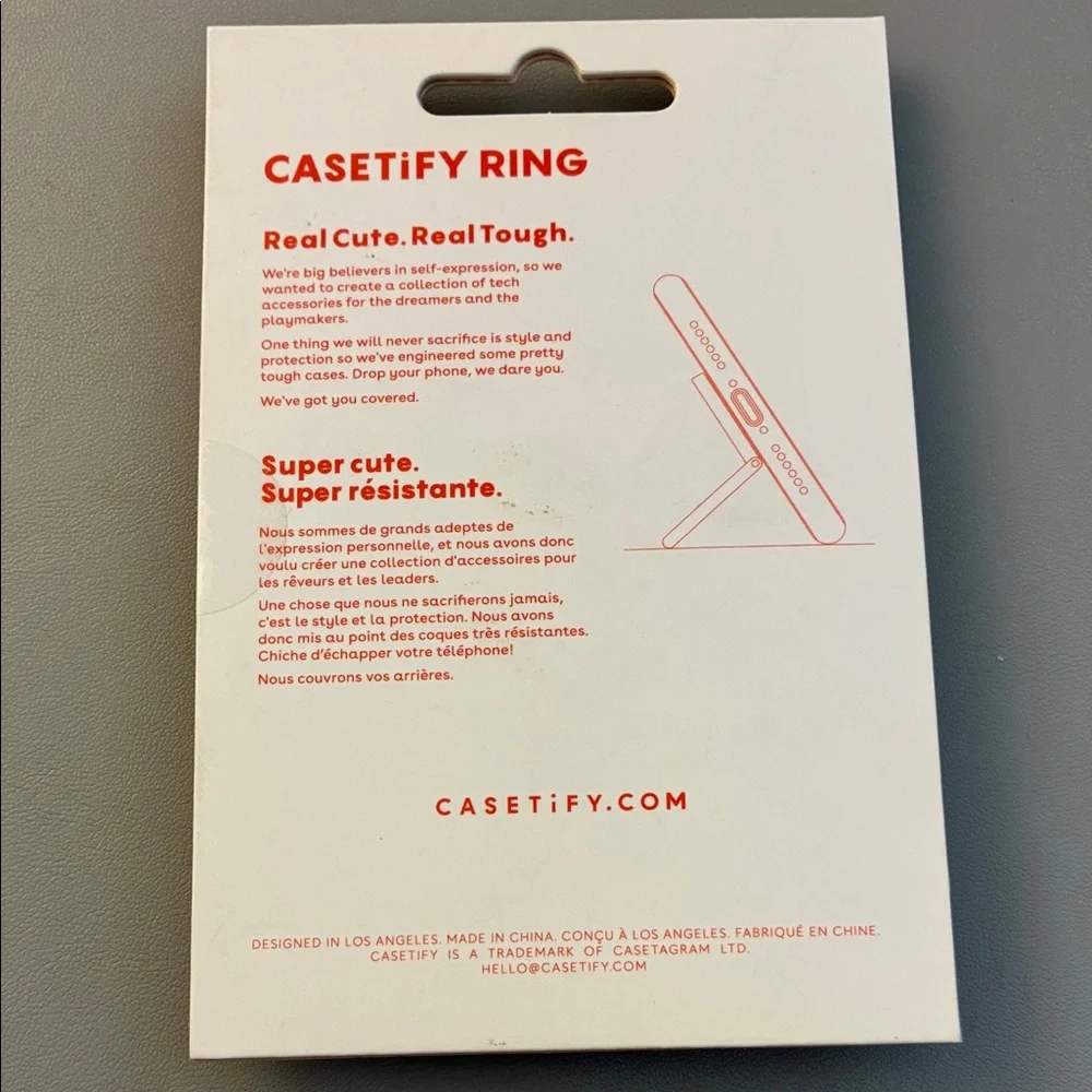 NWT Casetify Pink and Gold Unicorn Ring Holder